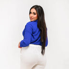 Blue - Relaxed Linen Bolero
