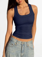 Navy Blue - Tank-Top