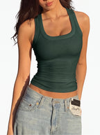 Dark Green - Tank-Top