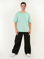 أخضر نعناعي - تيشيرت أساسي برقبة دائرية للجنسين (صيف ميلتون)